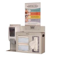 Bowman Respiratory Hygiene Station Locking Model FD-112