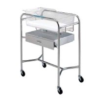 Pedigo Bassinet with Drawer Model P-1110-B-SS