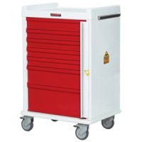 Harloff Seven Drawer Emergency Cart Standard Package MR7B