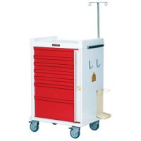 Harloff Seven Drawer Emergency Cart Specialty Package MR7B-EMG